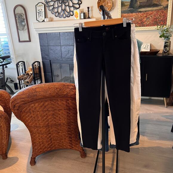 Lilly Pulitzer Pants Womens Size 0 Black Worth Skinny Stretch Jeggings Modern - Picture 16 of 16
